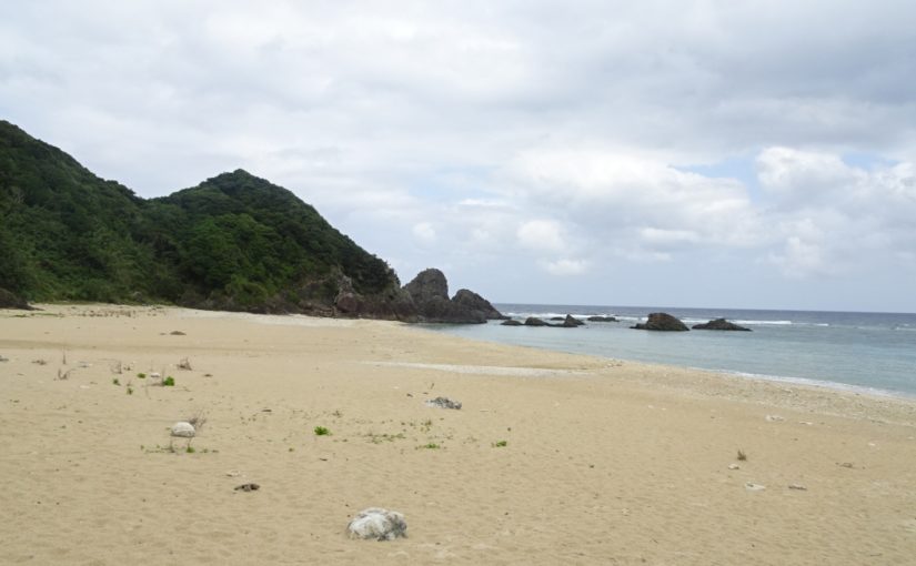 奄美大島の徳浜海水浴場
