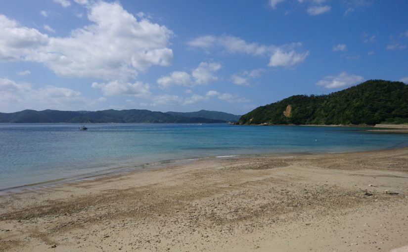 奄美大島の清水海水浴場