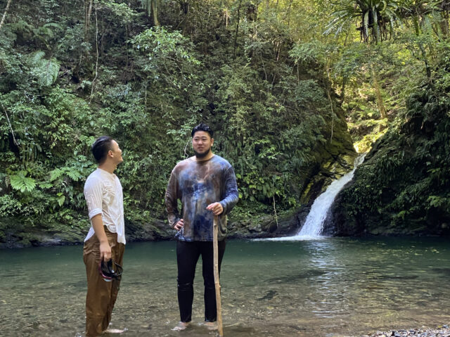 奄美大島　川ツアー　滝遊び