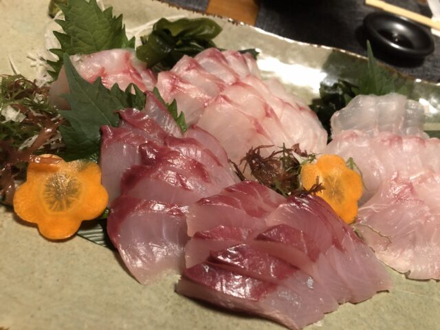 釣り 奄美 刺身