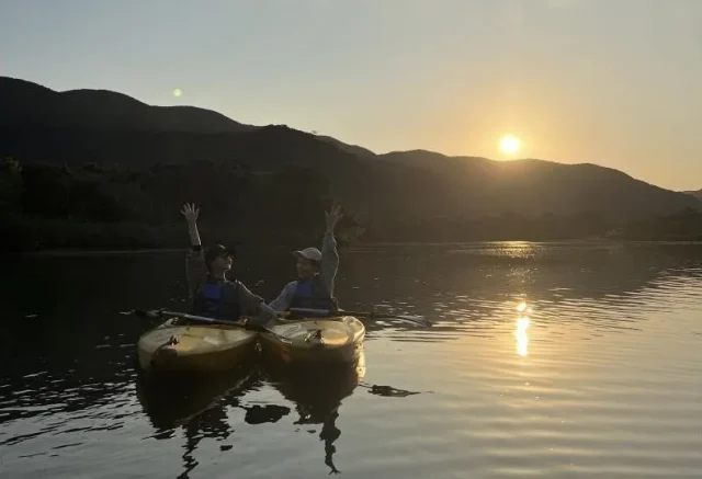 サンセットマングローブカヌー