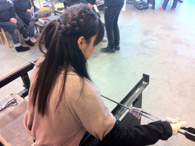 グラス作り体験