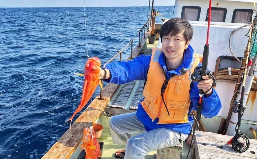 半日コース　釣り