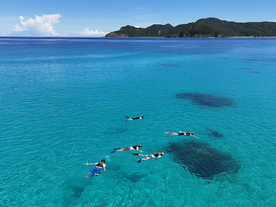 【加計呂麻島/6時間】のんびり島時間を味わおう☆加計呂麻島シュノーケリング＆散策・日帰りツアー〈自由時間あり・前日までキャンセル無料〉（No.182）