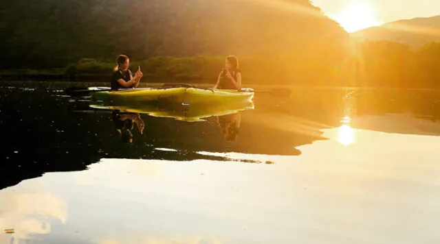 奄美の夕焼けと夜を楽しもう!人気のセットプラン☆サンセットマングローブカヌー&夜の森探検ツアー