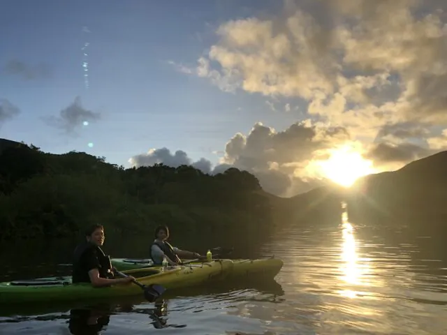 ★冬の特別SALE【奄美大島/約2時間】奄美到着日に参加OK☆サンセットマングローブカヌーツアー!貸切案内も可能