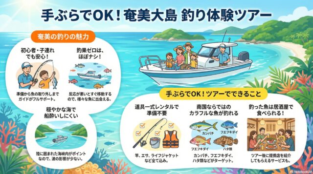 奄美で楽しめる釣りとは