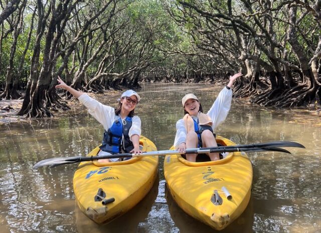 奄美大島　現地ツアー　マングローブカヌー