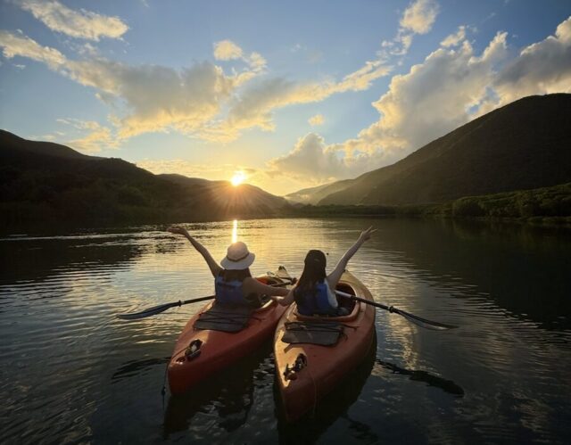 サンセットカヌー