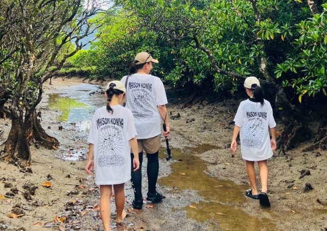 干潮時のカヌーツアー