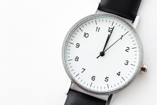 時計　スケジュール