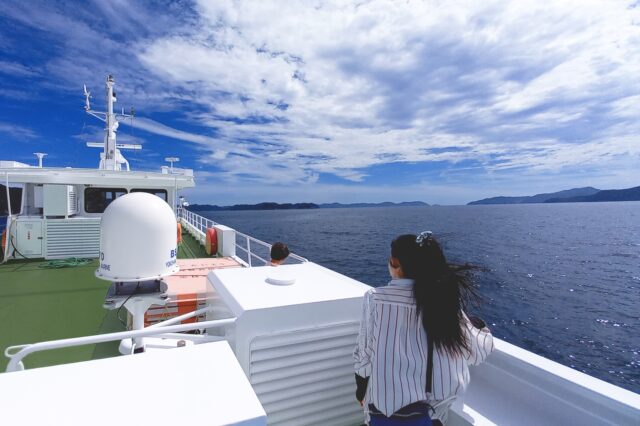 奄美　沖縄　フェリー　楽しむ人