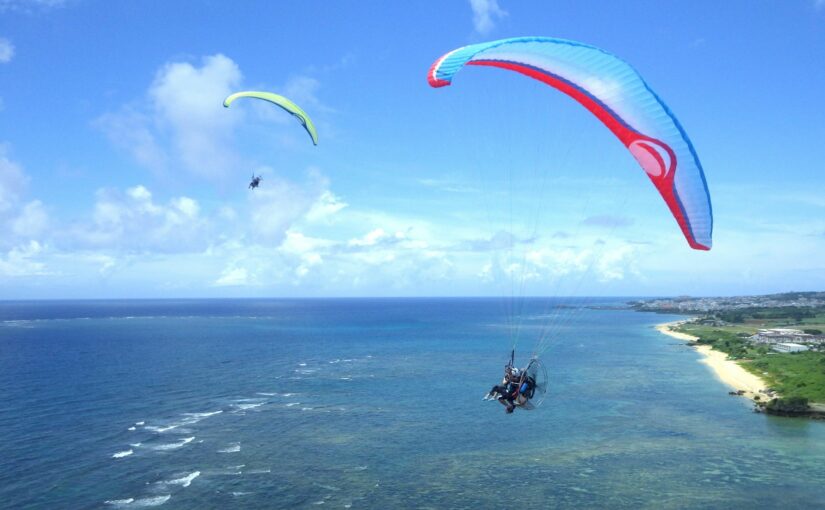 パラグライダー　奄美