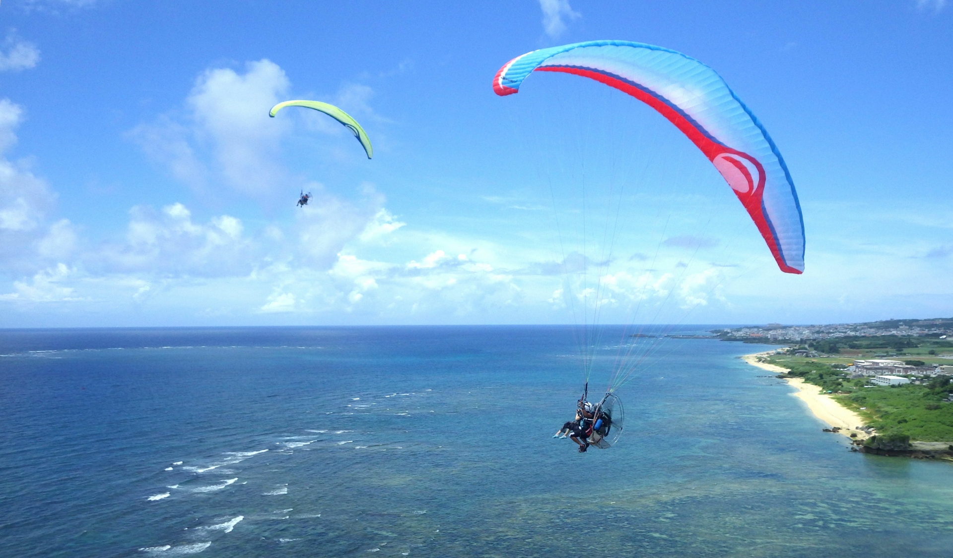 パラグライダー　奄美