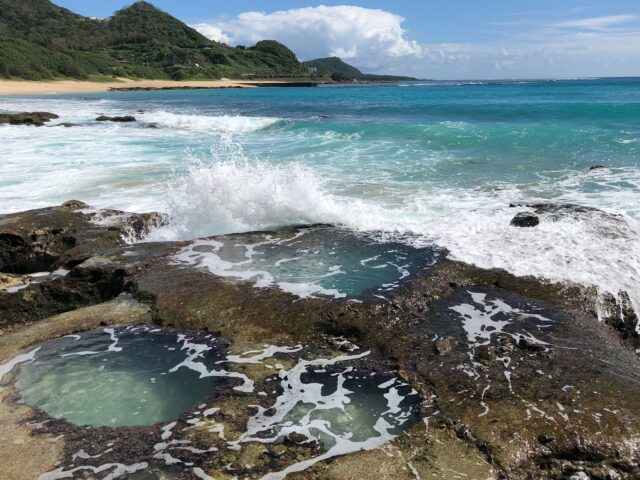 ハートロック 満潮 波しぶき