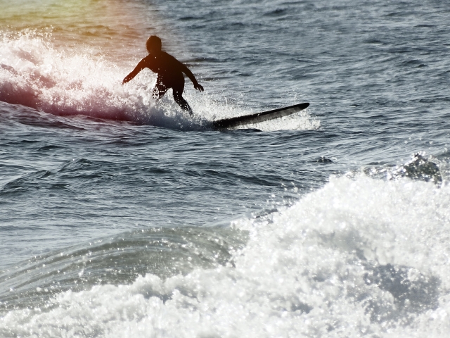 奄美大島　サーファー